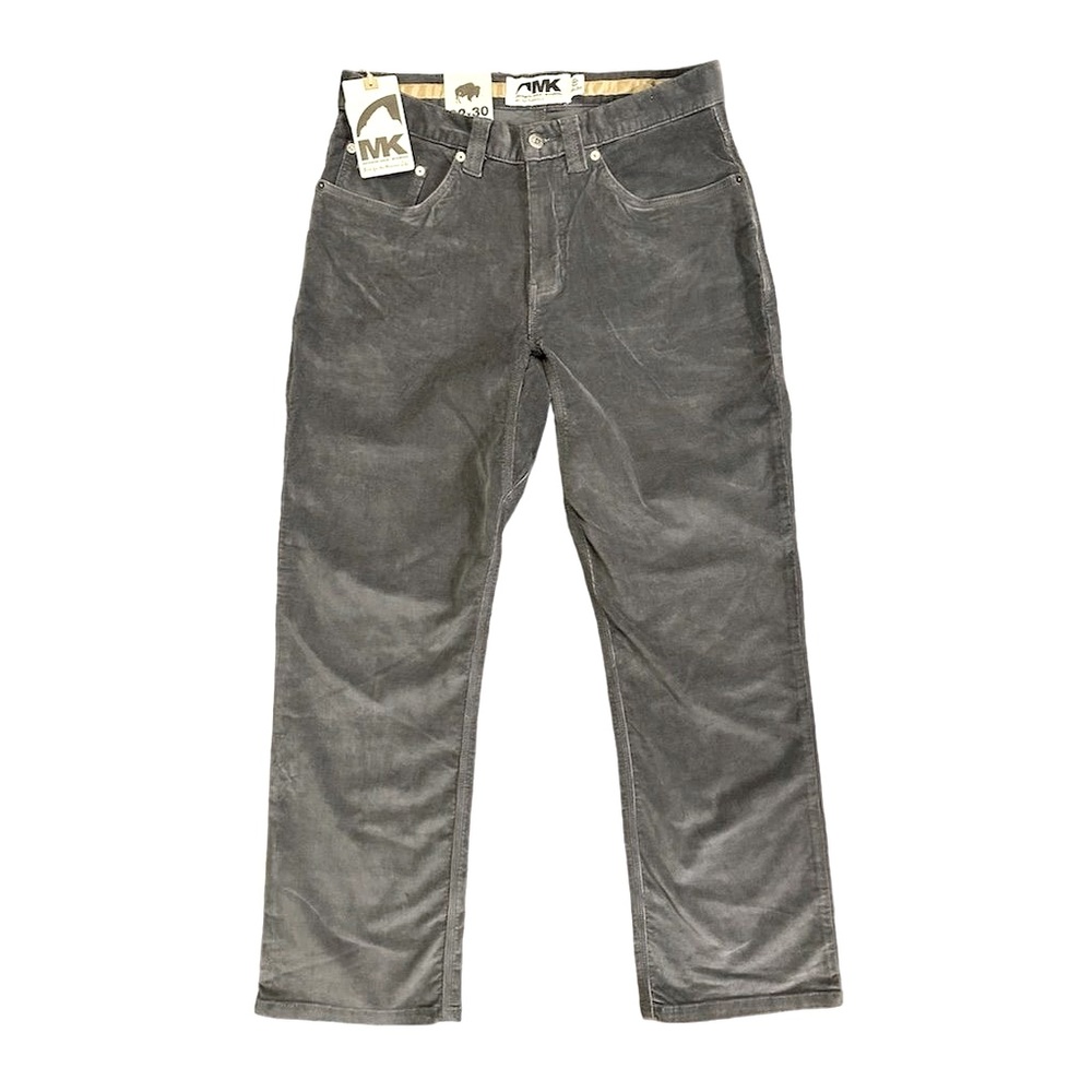 NWT Mountain Khakis 5-Pocket grey corduroy pants 32x30